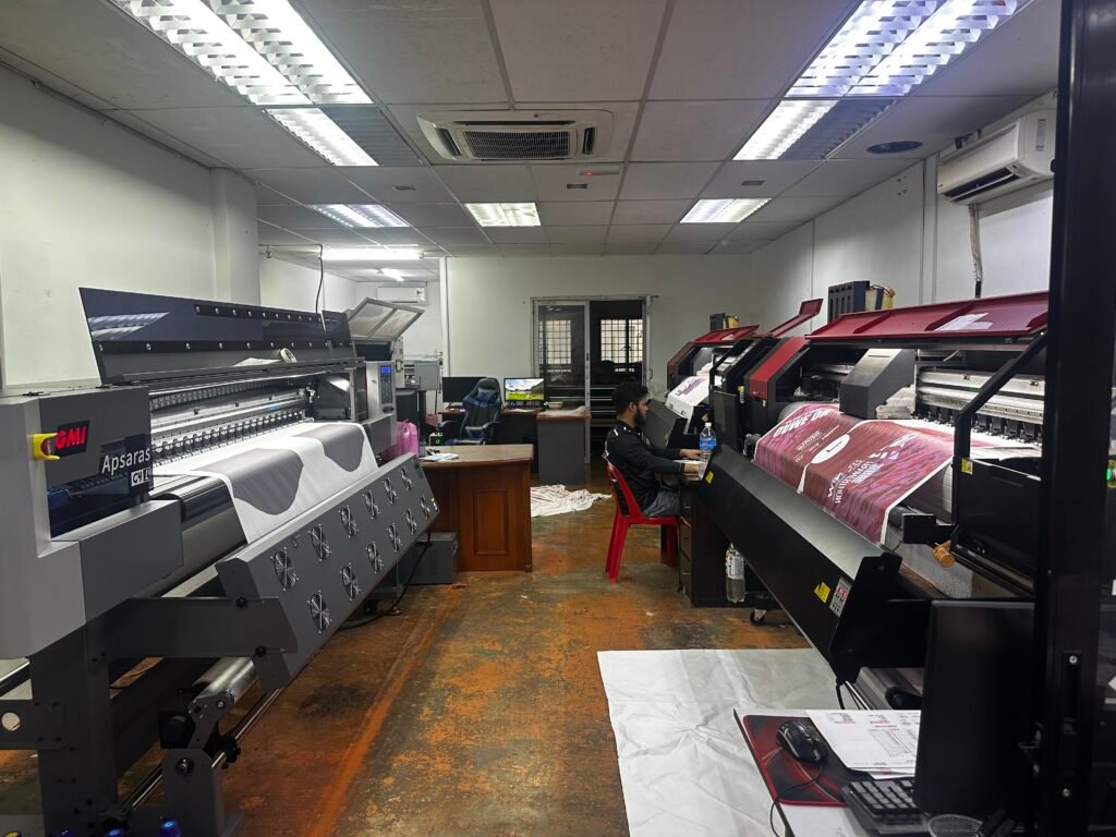 Customized uniform printing services for restaurants, offices, and industrial teams in Malaysia