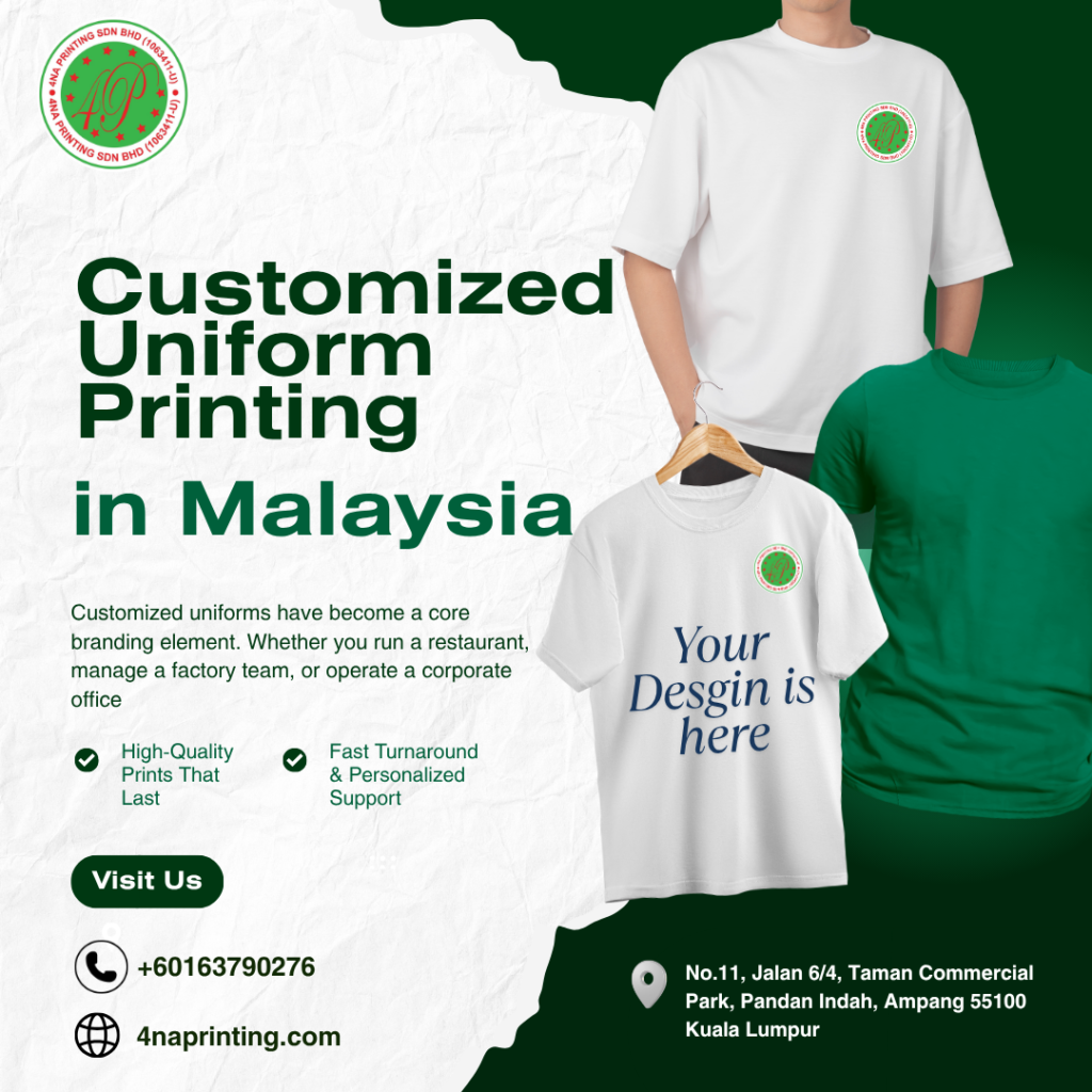 Premium Uniform Printing for Schools & Colleges Near Me in Kuala Lumpur