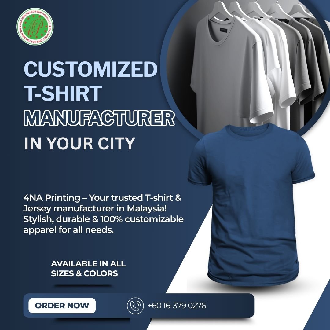 Best Custom T-Shirt & Jersey Manufacturer in Malaysia