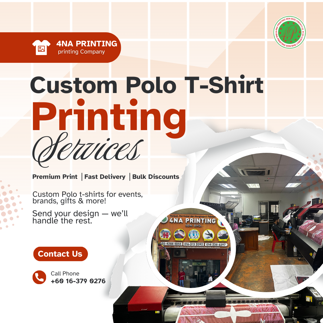 Best Custom Polo T-Shirt Printing in Malaysia