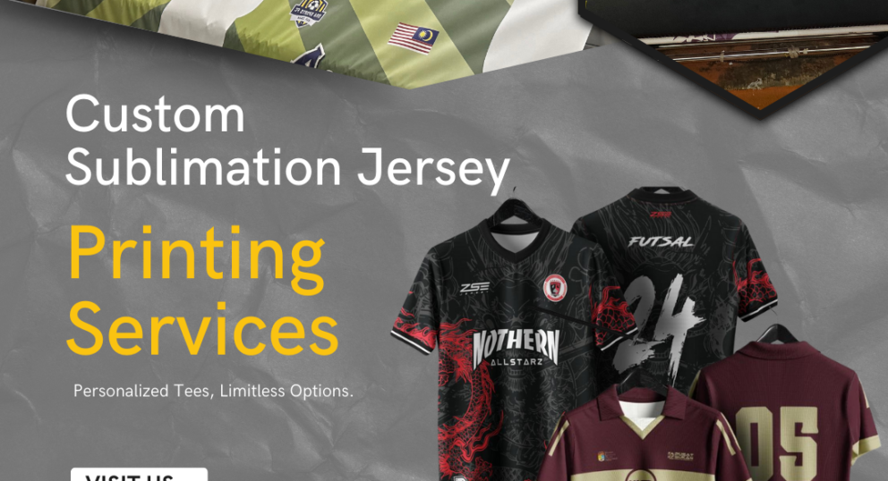 Best Custom Sublimation Jersey Printing in Malaysia