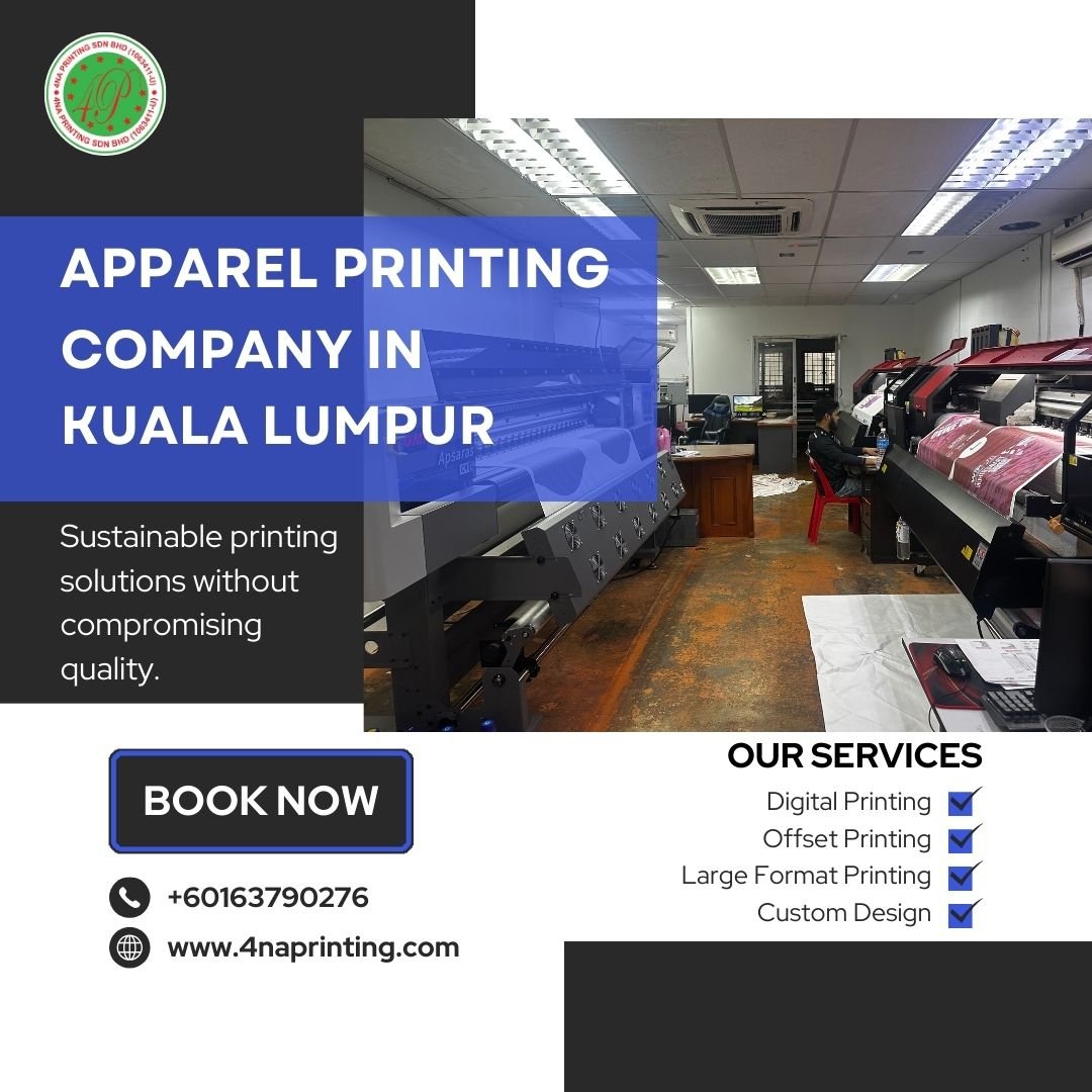 Top Custom Apparel Printing Near Me in Kuala Lumpur