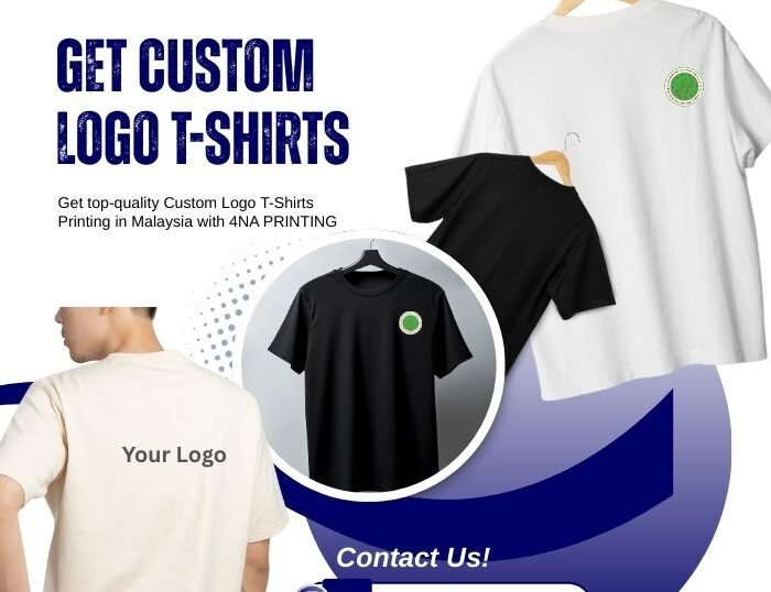 Top Custom Logo T-Shirts Printing in Malaysia - 4NA PRINTING