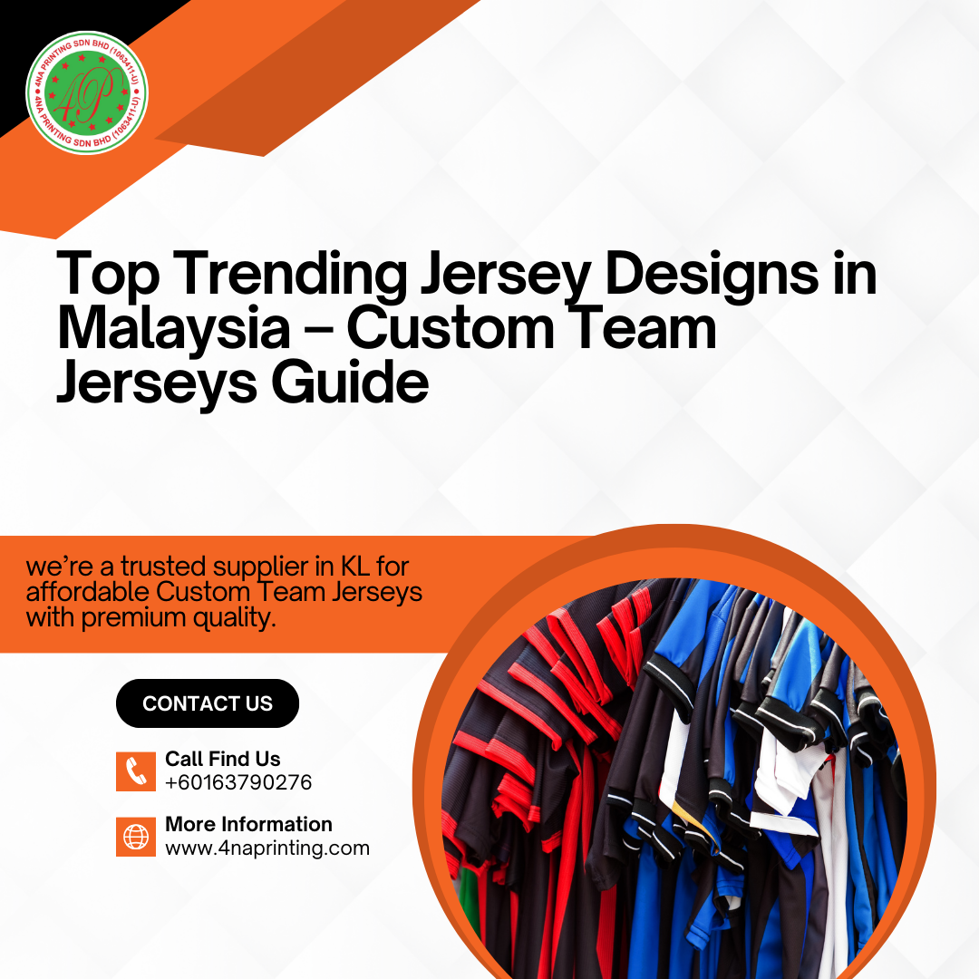 Top Trending Jersey Designs in Malaysia – Custom Team Jerseys Guide