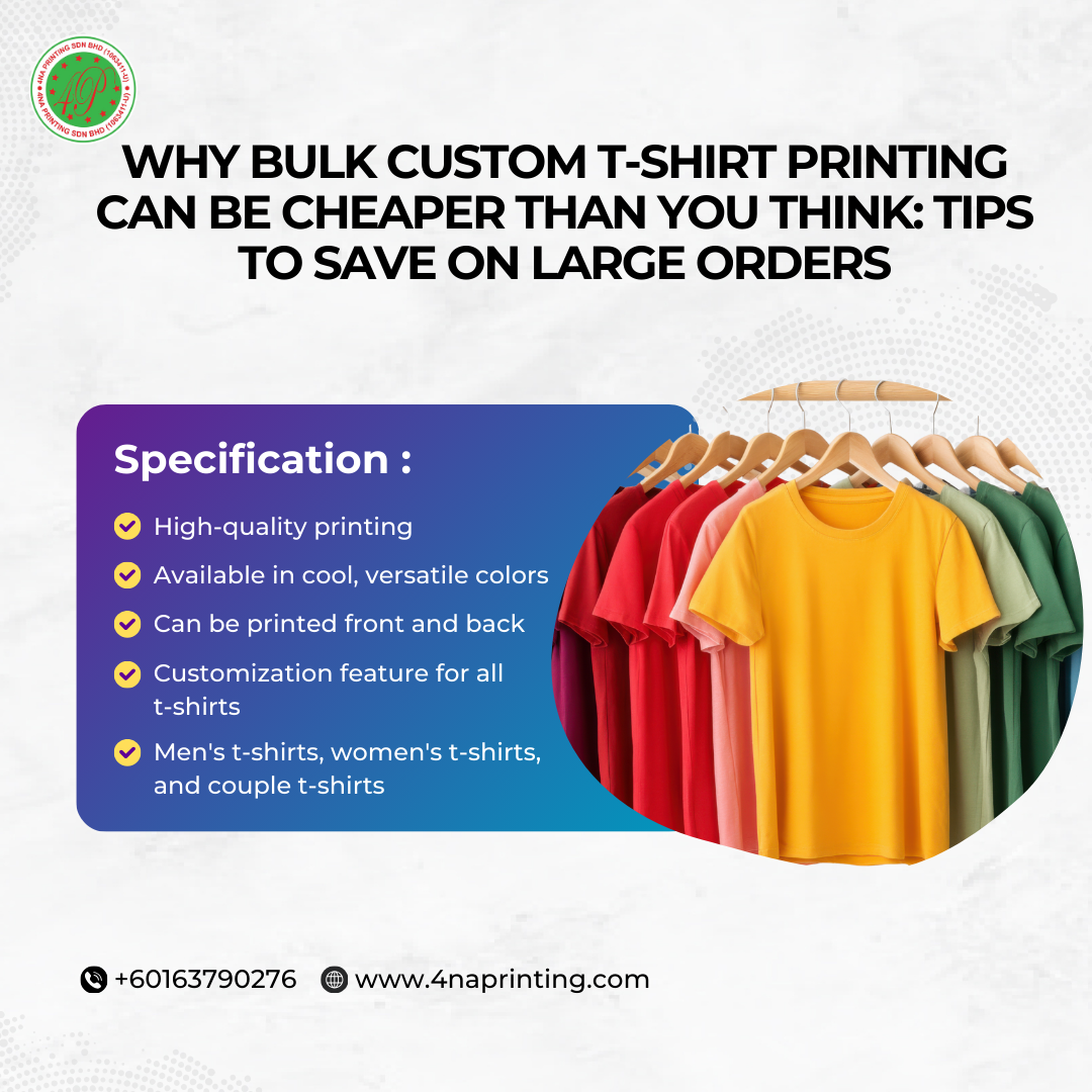 bulk custom T-Shirts Malaysia